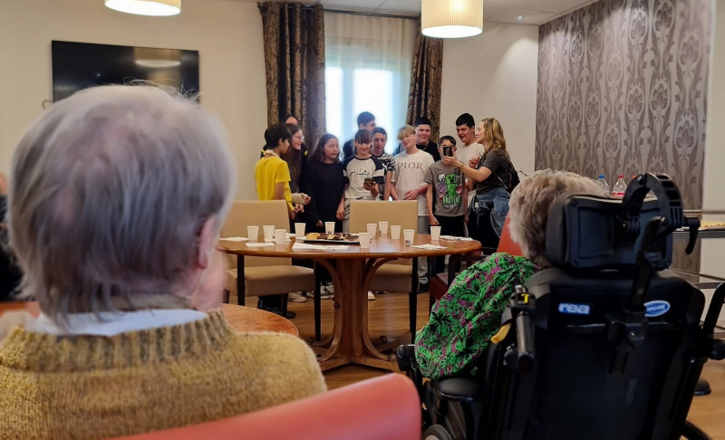 Des élèves de 5ème à la rencontre de leurs aînés!