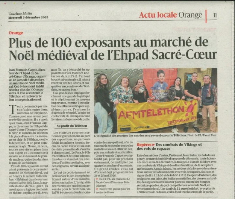 actualité EHPAD SEDNA