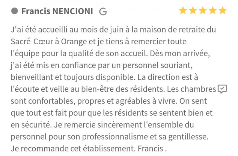 résidence médicalisée SEDNA France