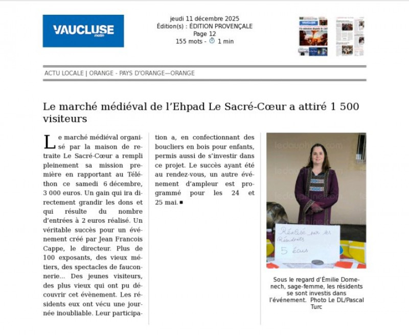 résidence médicalisée SEDNA France