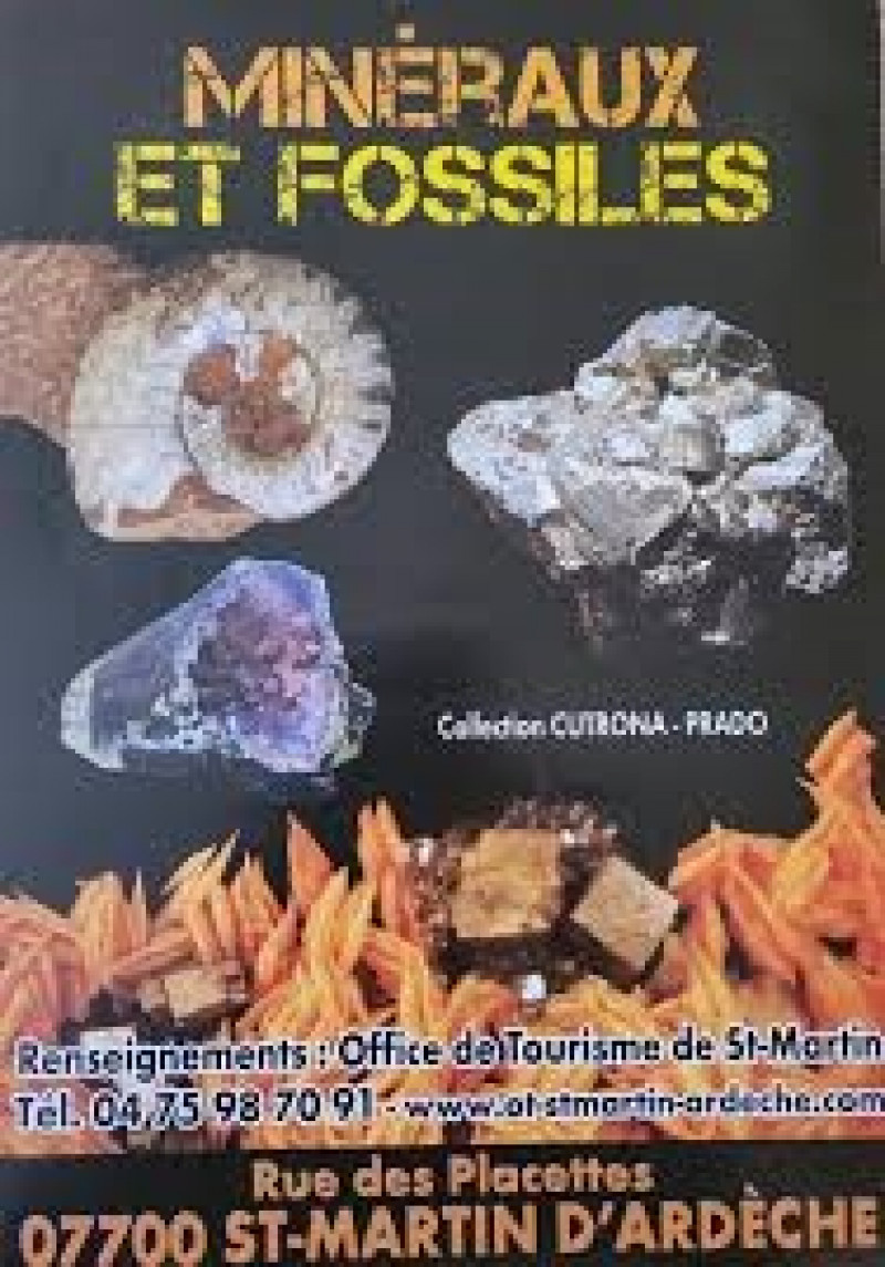 Le Musée des Minéraux et Fossiles de Saint-Martin d'Ardèche (07700) à l'honneur!