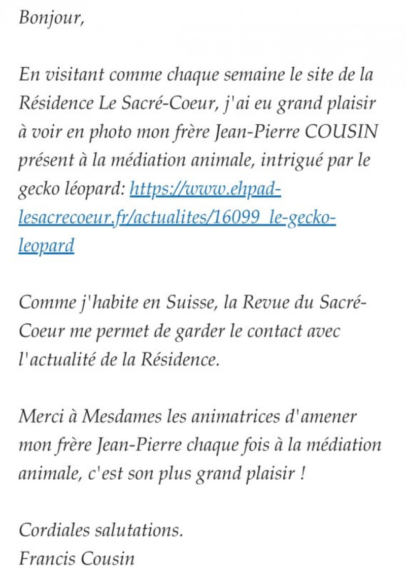 résidence médicalisée SEDNA France