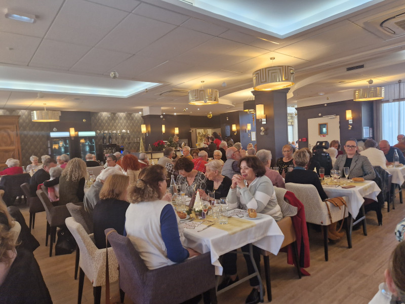 Le repas de Noël au Sacré-Coeur