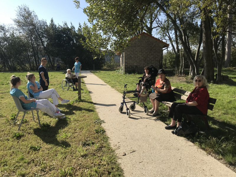 Promenade dans le parc :