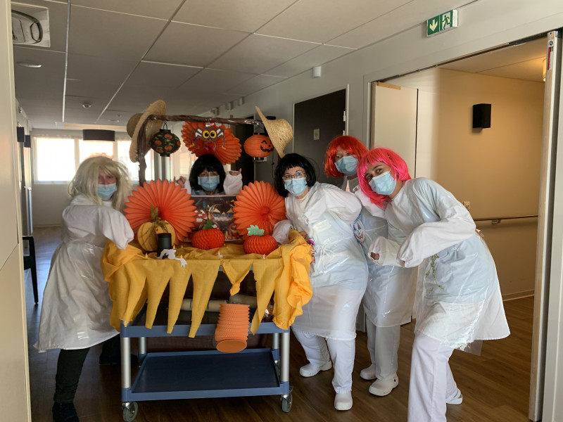 Halloween dans les couloirs du Sacré-Cœur.