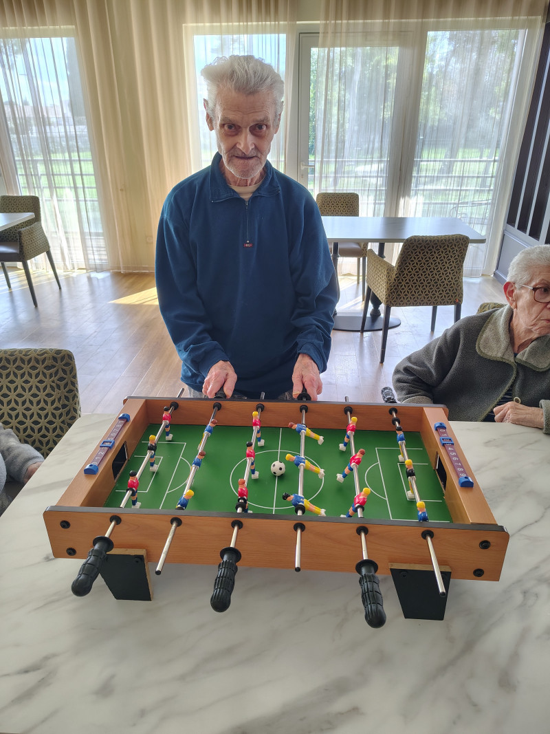 Activité Baby-Foot à l'Unité Protégée