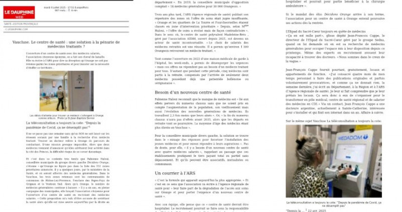 actualité EHPAD SEDNA