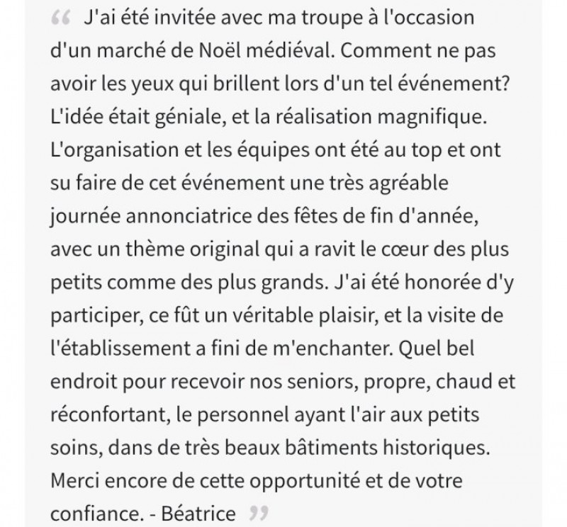 actualité EHPAD SEDNA