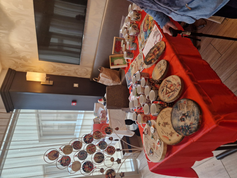 Le marché de Noël au Sacré-Coeur.
