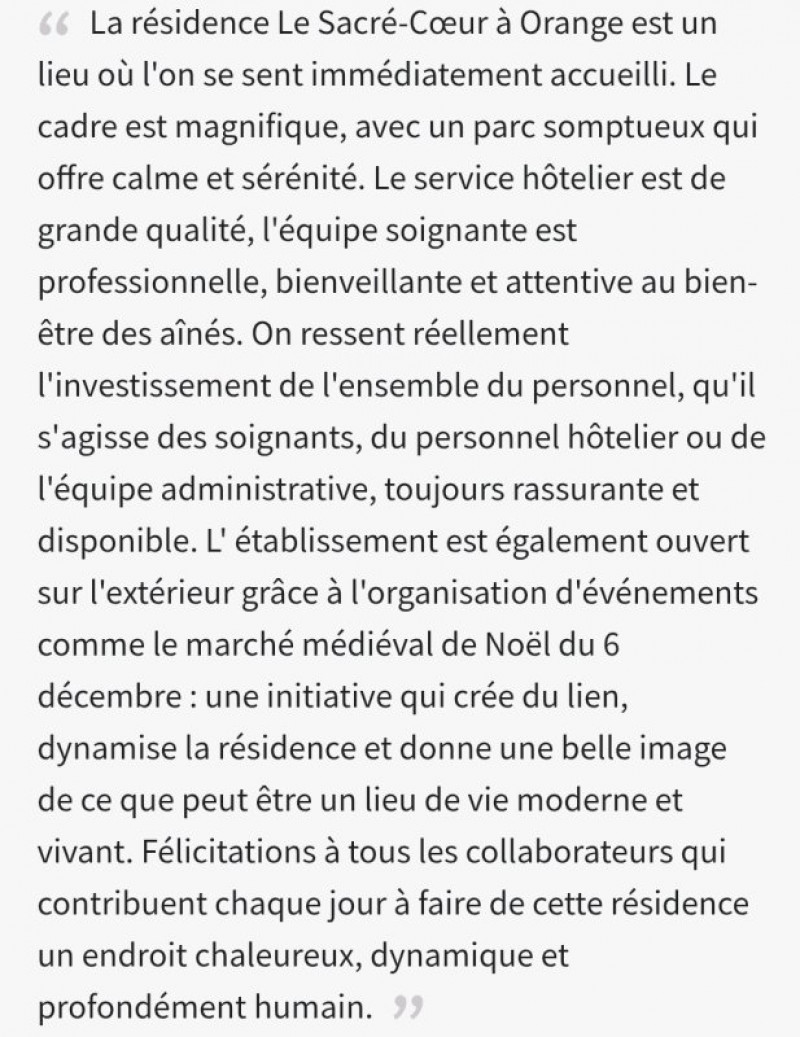 actualité EHPAD SEDNA