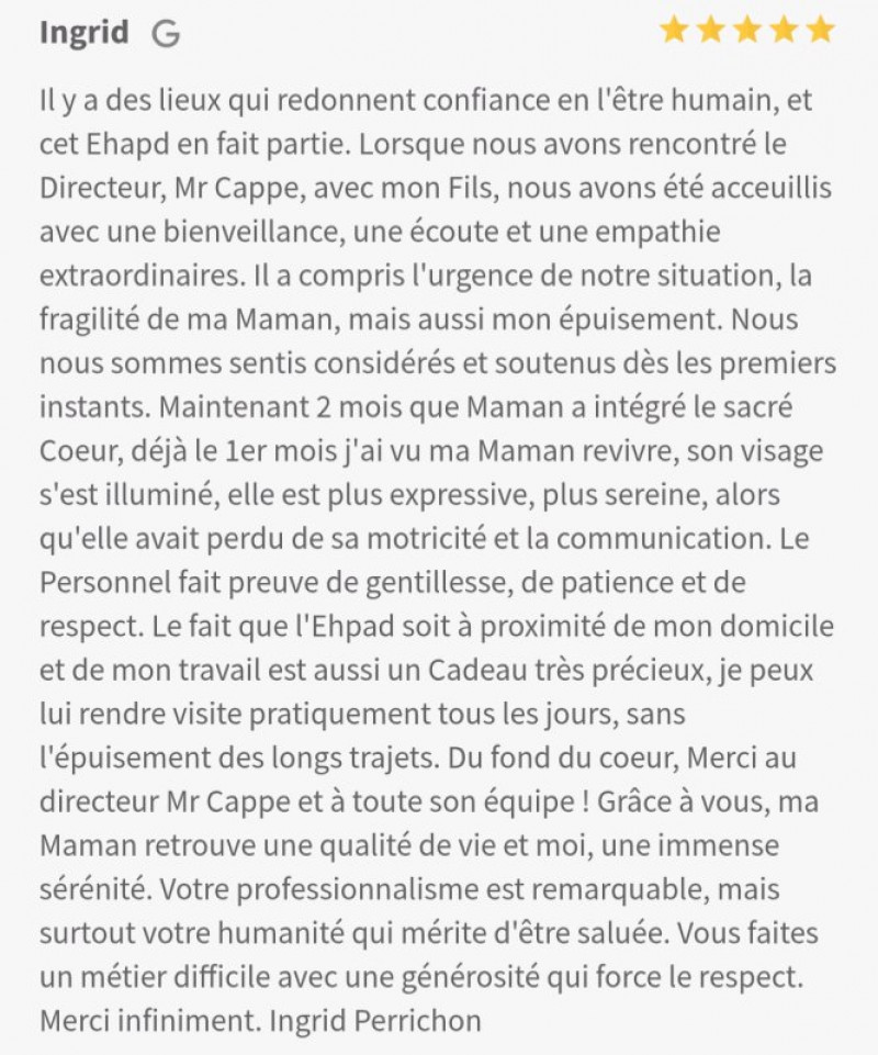 résidence médicalisée SEDNA France