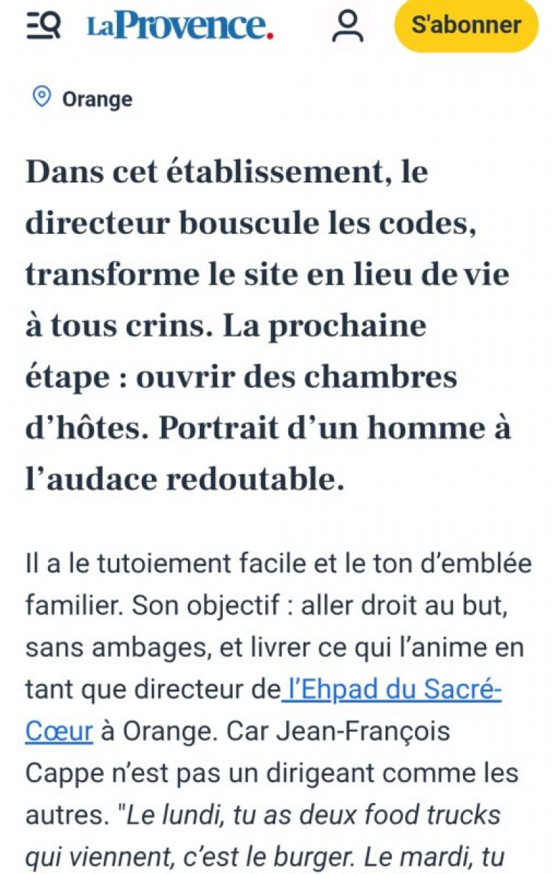 résidence médicalisée SEDNA France