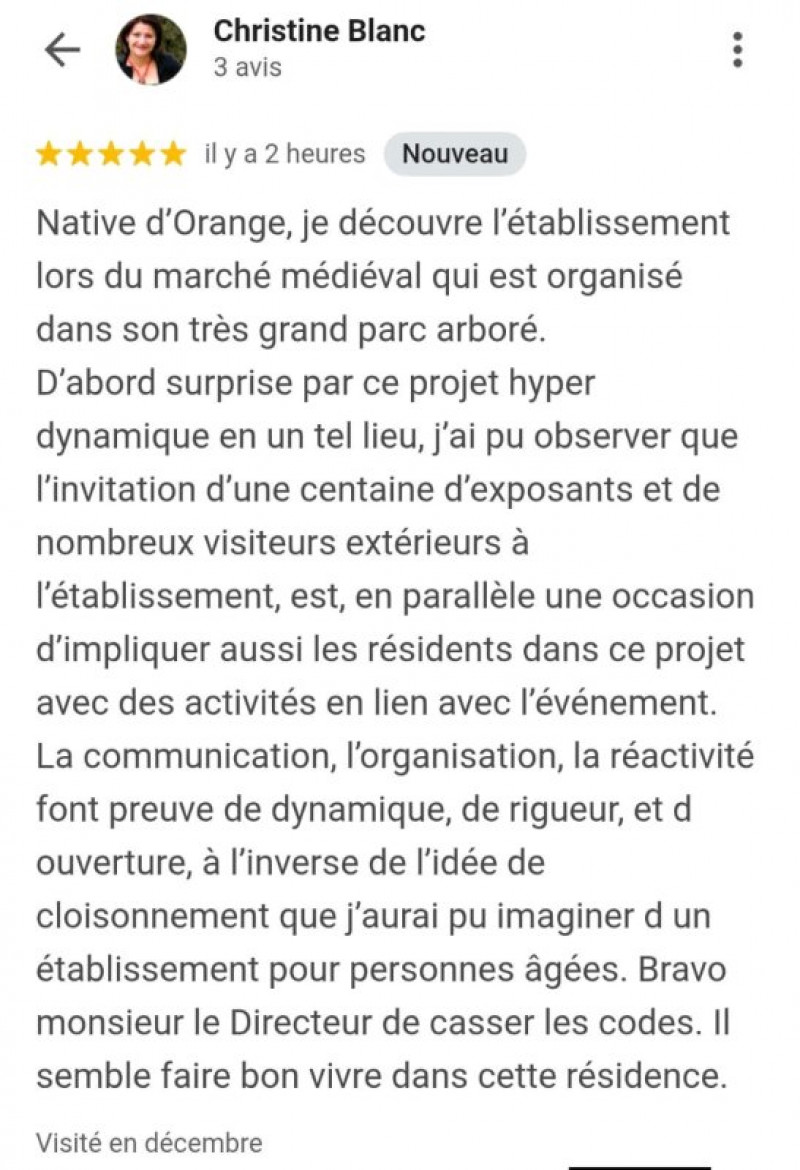 actualité EHPAD SEDNA