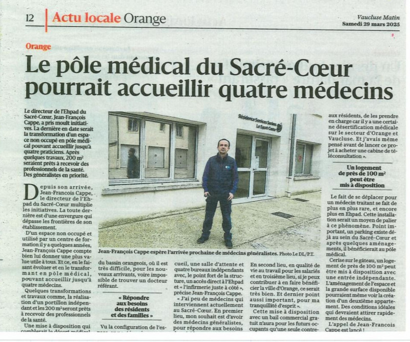 actualité EHPAD SEDNA
