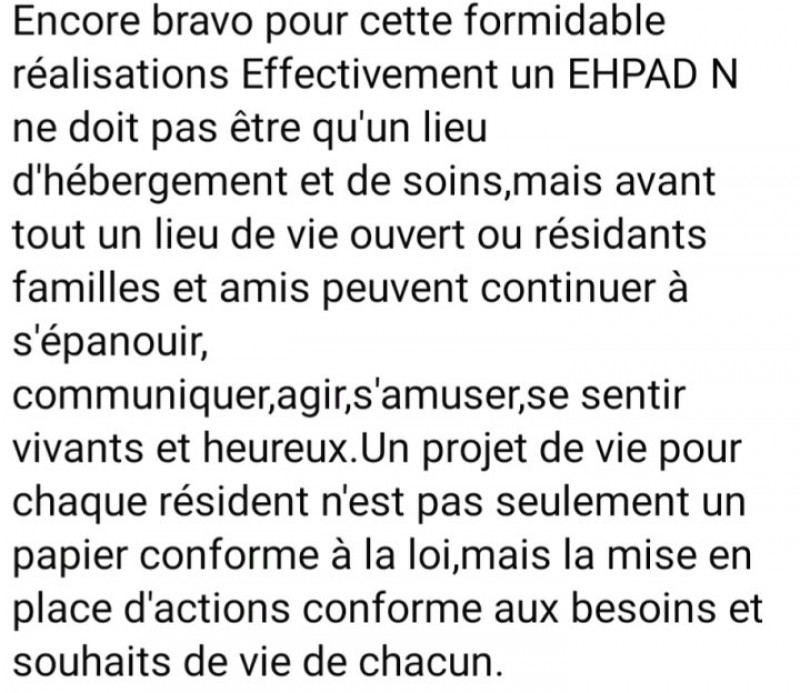 actualité EHPAD SEDNA